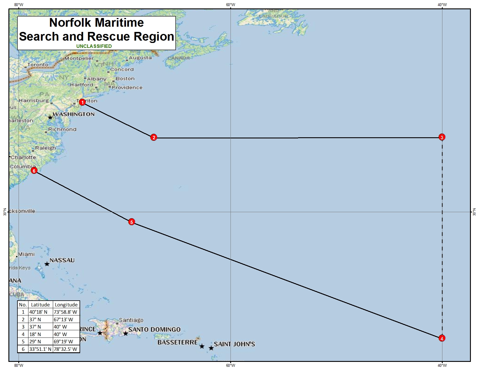 Norfolk Maritime Search and Rescue Region